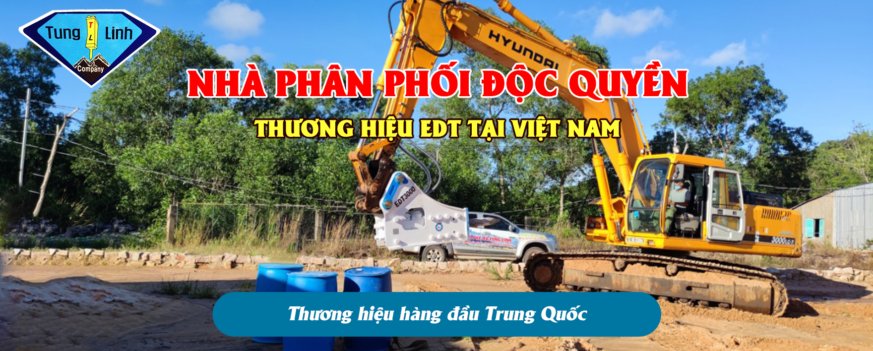 Búa Phá Đá Tùng Linh là nhà phân phối độc quyền thương hiệu EDT tại Việt Nam